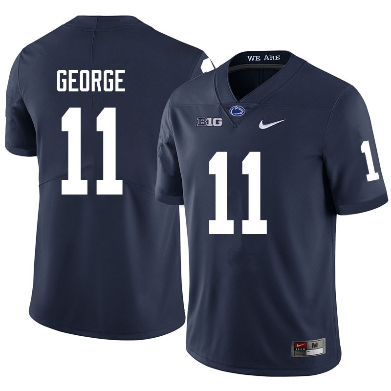 NCAA Nike Men's Penn State Nittany Lions Daniel George #11 College Football Authentic Navy Stitched Jersey WHT8898GR